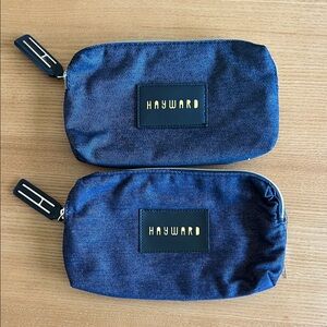Hayward Blue Cosmetic Bag: Set Set of 2